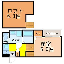 ラ・ネージュ筒井 2階/-
