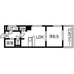 サン・ミズホビル 1LDKの間取図画像