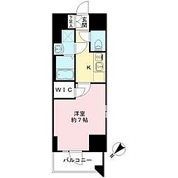 エスリード新栄グランラグジェ 1Kの間取図画像