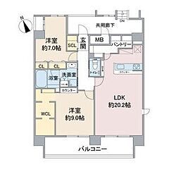 物件の間取り