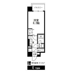グレイス大須 1Kの間取図画像