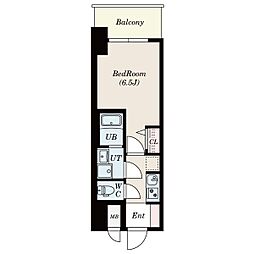 S-RESIDENCE今池駅前 1Kの間取図画像