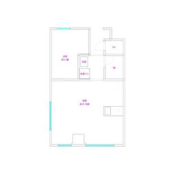 SLR吹上 1LDKの間取図画像