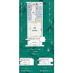 プレサンス桜通アベニュー 1Kの間取図画像
