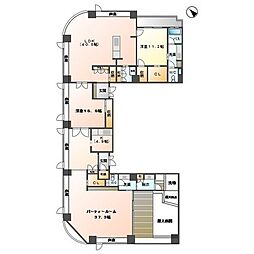 千種タワーヒルズ 2SLDKの間取図画像