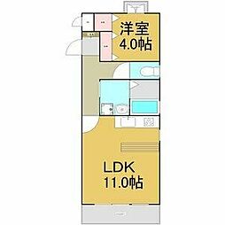 ChariotGrande 1LDKの間取図画像