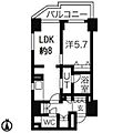 CASSIA車道5階8.6万円