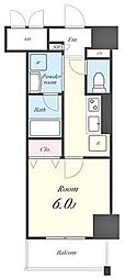 レガーロ 1Kの間取図画像
