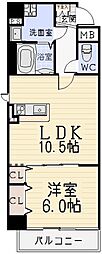 Solare 1LDKの間取図画像