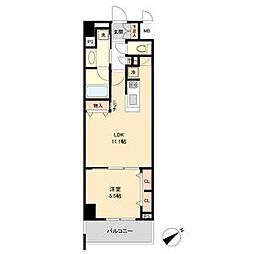 JR中央本線 鶴舞駅 徒歩9分の賃貸マンション 3階1LDKの間取り