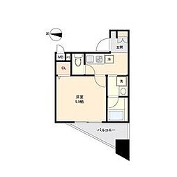 名古屋市営東山線 新栄町駅 徒歩10分の賃貸マンション 9階1Kの間取り