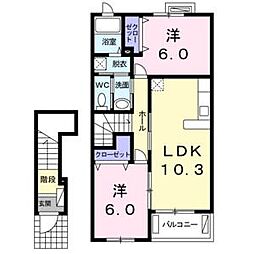 カルバンラゴ 2階/-