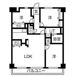 間取図画像 3LDK