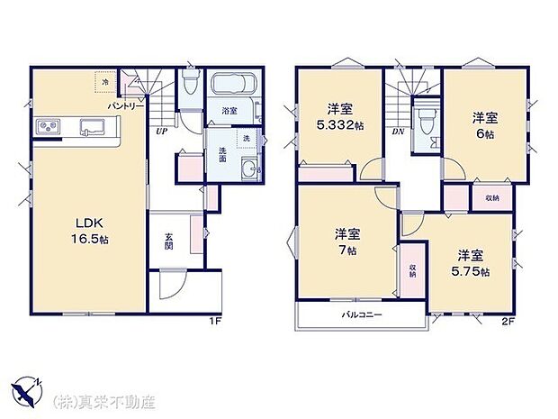 ◆ご家族を近くに感じられる対面キッチン
