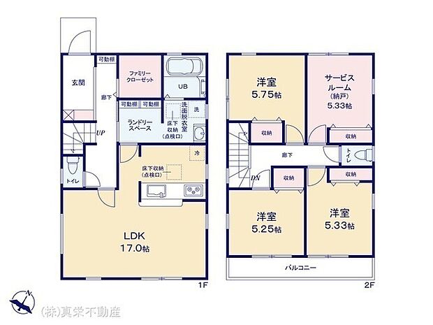 ◆大容量のファミリークローゼット！