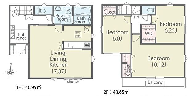 ◆LDK17.87帖 ◆主寝室10.12帖 ◆ウォークインクローゼットあり