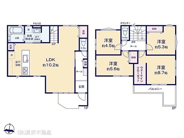 ◆収納充実ウォークインクローゼット ◆主寝室8.2帖の広さ