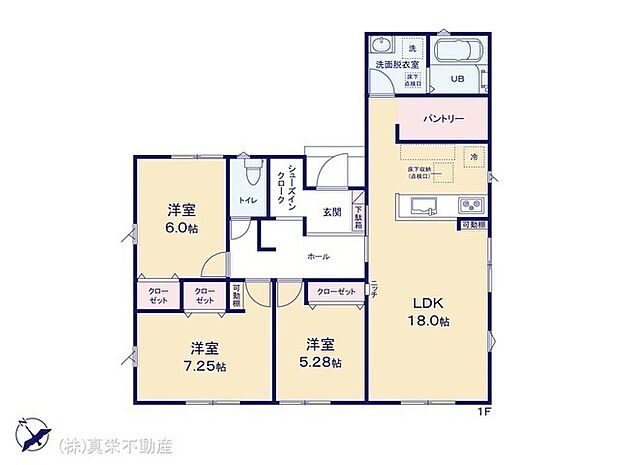◆LDK18.0帖 ◆便利なパントリー ◆シューズインクロークあり