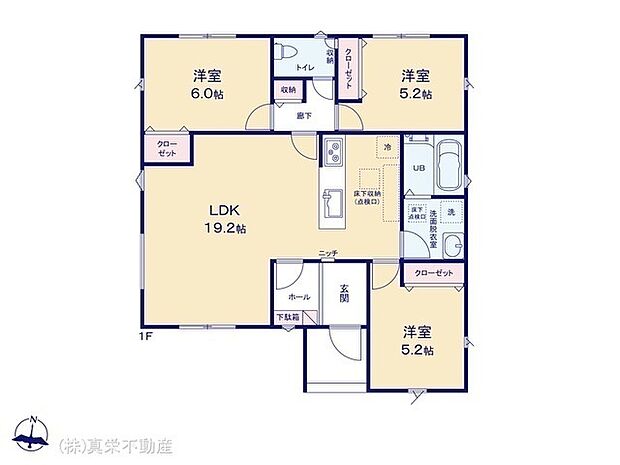 ◆明るいLDK19.2帖