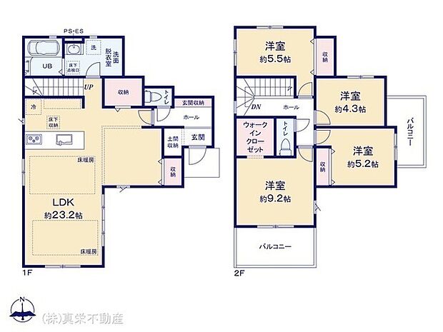 ◆LDK広々18.7帖+4.5帖 ◆用途色々土間収納あり