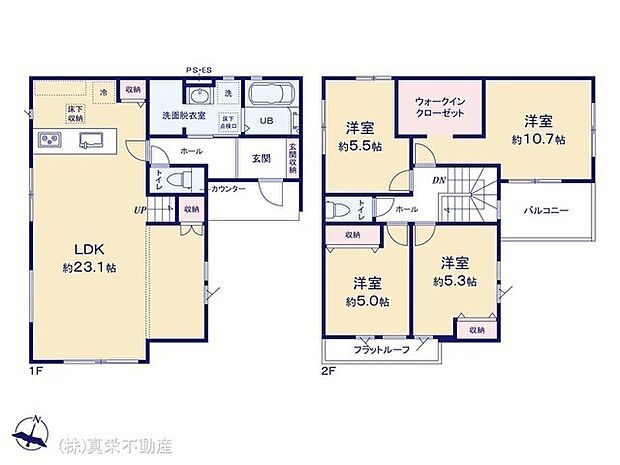 ◆LDKは広々19.1帖