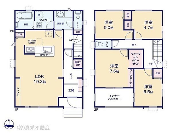 ◆洗面所との使い分けでプライバシーが守れる安心の空間パウダールーム