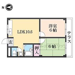 コートソレイユ 2LDKの間取図画像