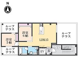 ア・モールビル 2LDKの間取図画像
