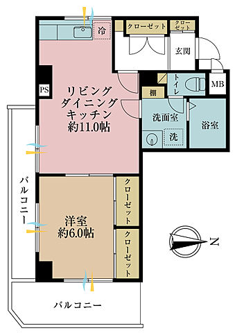 間取り 平河町ドリームマンション 5階/-
