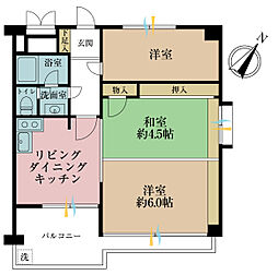 トキワパレス 3LDKの間取図画像