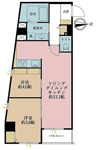 間取り アールクレエ本郷 9階/-