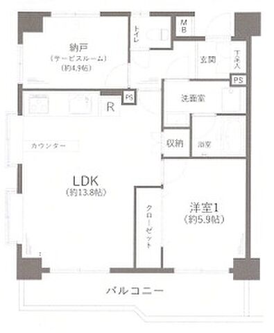間取り ロイヤルステージ浅草 5階/-