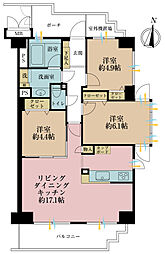 ウインベルコーラス練馬春日町 3LDKの間取図画像