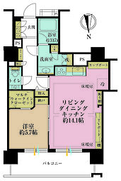 間取図画像 1LDK
