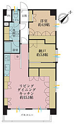 成宗マンション 1SLDKの間取図画像