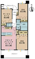 間取図画像 2SLDK