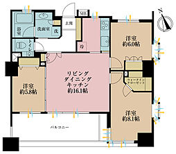 間取図画像 3LDK