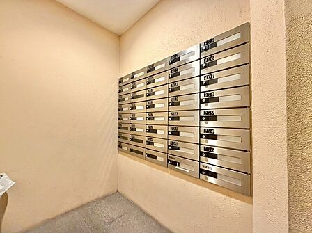 郵便受けも、きちんと管理されています。