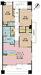 間取図画像 3LDK