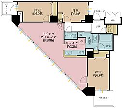 間取図画像 3LDK