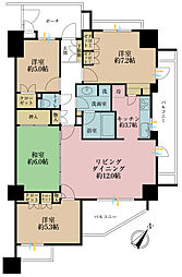 シャリエ川口本町グリーンマークス 4LDKの間取図画像