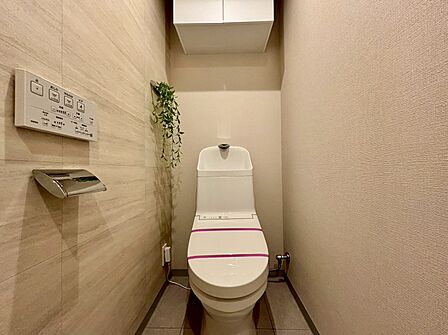 清潔感の高いお手洗い。