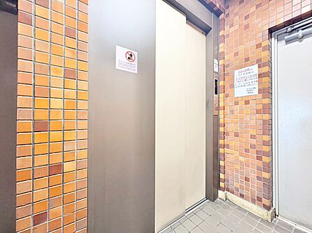 エレベーター完備のため荷物が多くなっても安心。