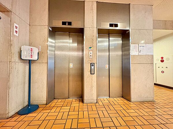 エレベーター完備のため荷物が多くなっても安心。
