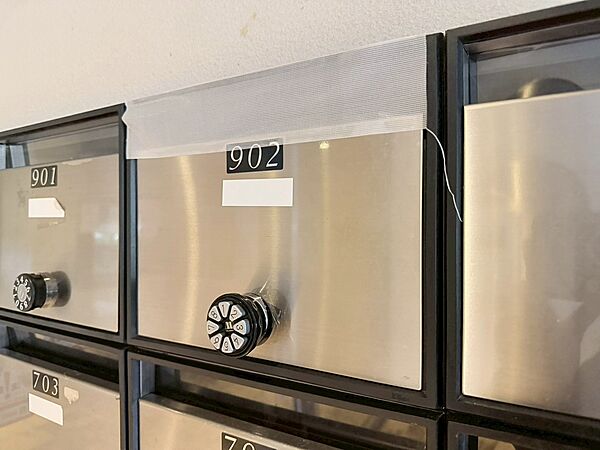 郵便受けも、きちんと管理されています。