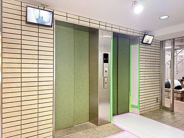 エレベーター完備のため荷物が多くなっても安心。