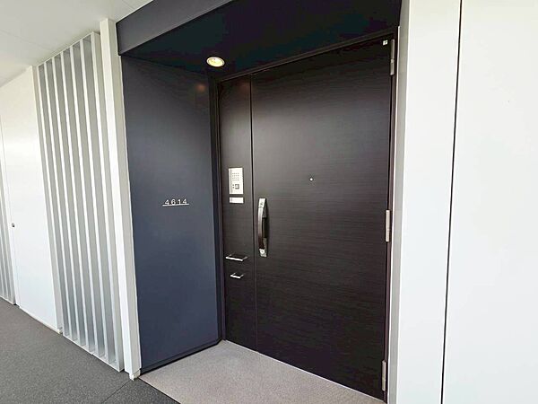 清潔感のある落ち着いた雰囲気の玄関です。
