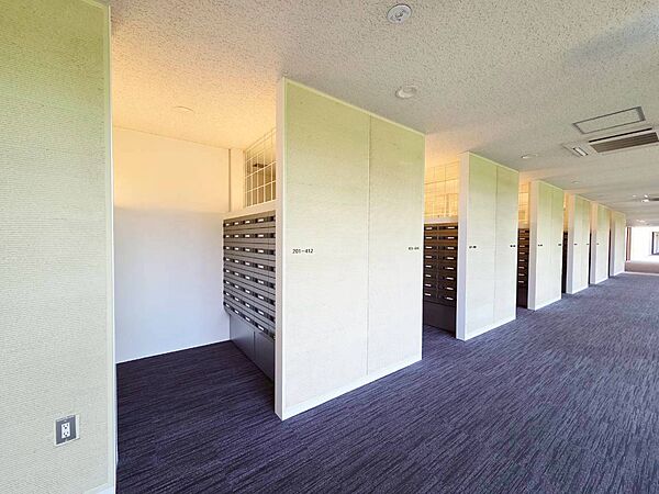 郵便受けも、きちんと管理されています。
