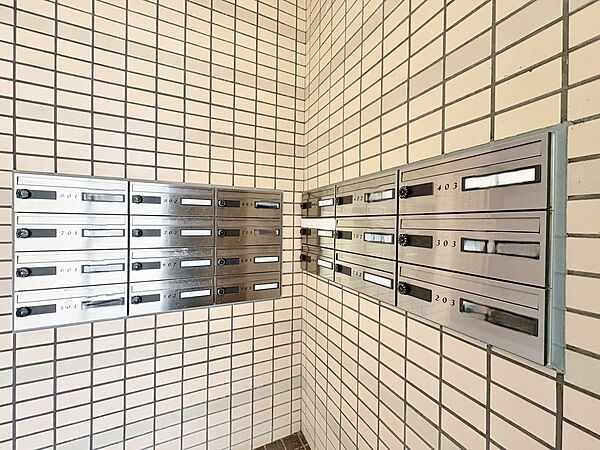郵便受けも、きちんと管理されています。