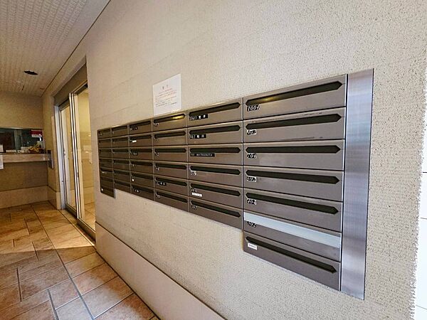 郵便受けも、きちんと管理されています。